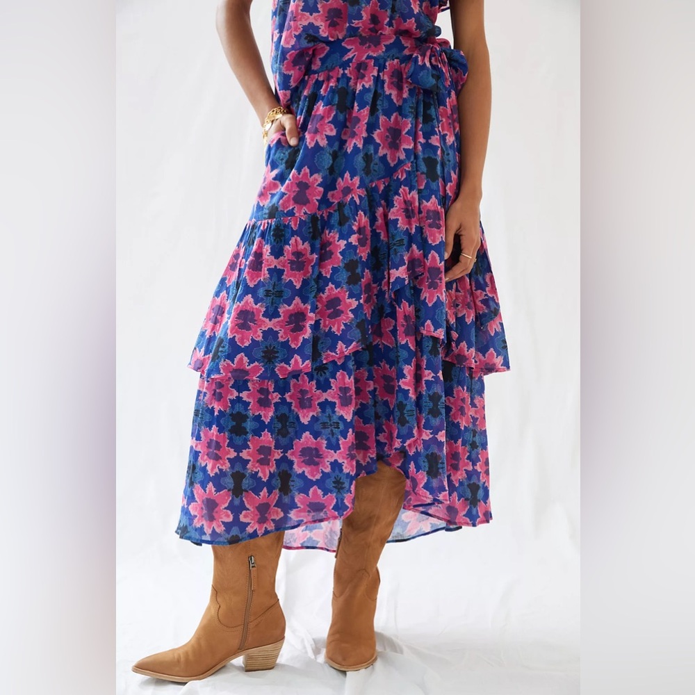 BANJANAN FRANCES MAXI SKIRT SHIBORI